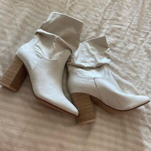 White booties